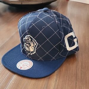 Mitchell & Ness Men's Ncaa Quilted Taslan Snapback Georgetown